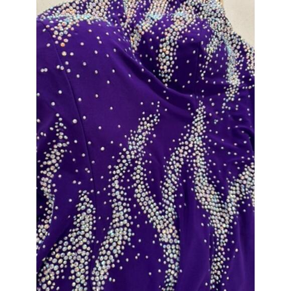 "KISS KISS FORMAL" ABBEY PAIGE Prom Dress One Arm Y2K Fairy SZ 12 FINAL SALE!! - Picture 7 of 15